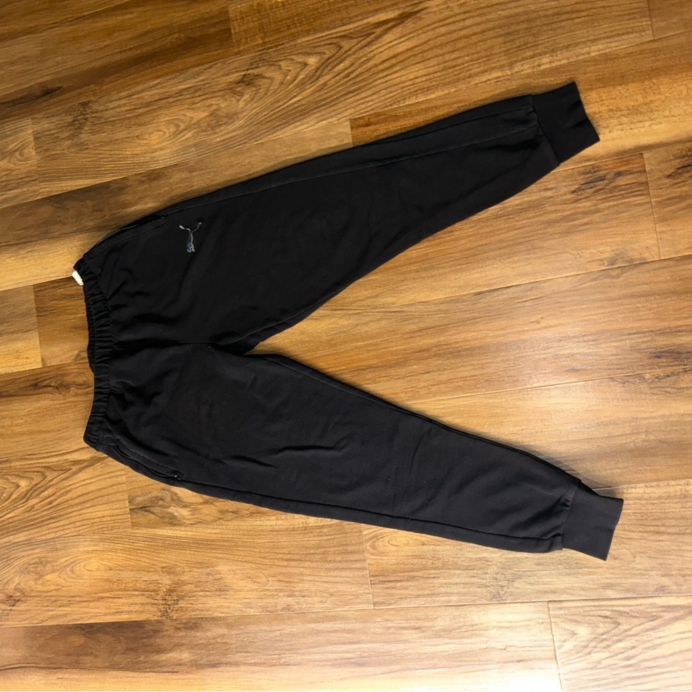 Puma Black Sweatpants Tapered Joggers